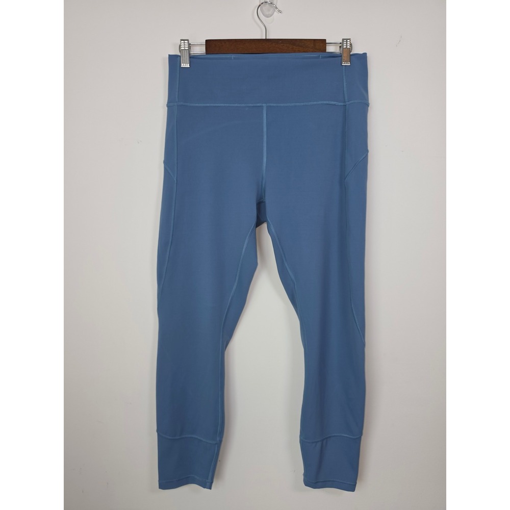 Lululemon All the Right Places High-Rise Crop Leggings Blue Size 12